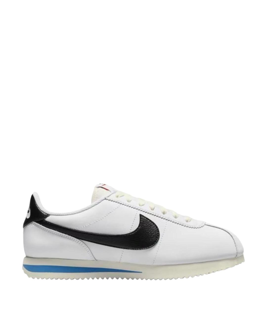 NIKE Белые кожаные низкие кроссовки / кеды, фото 1