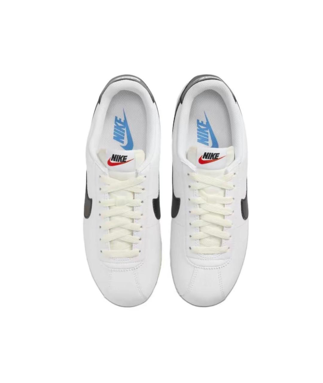 NIKE Белые кожаные низкие кроссовки / кеды, фото 3