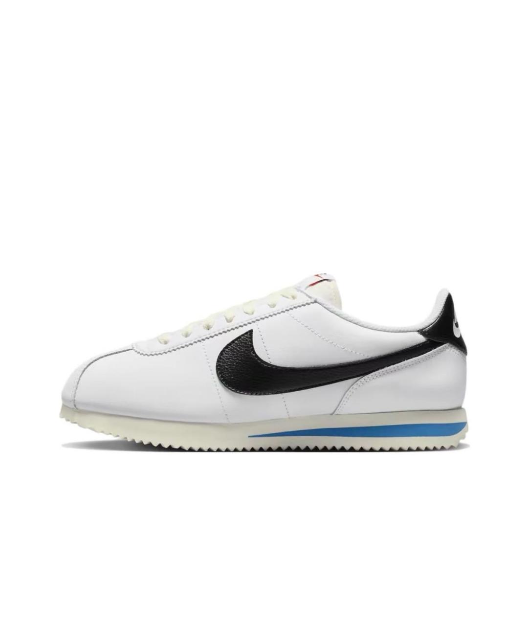 NIKE Белые кожаные низкие кроссовки / кеды, фото 9