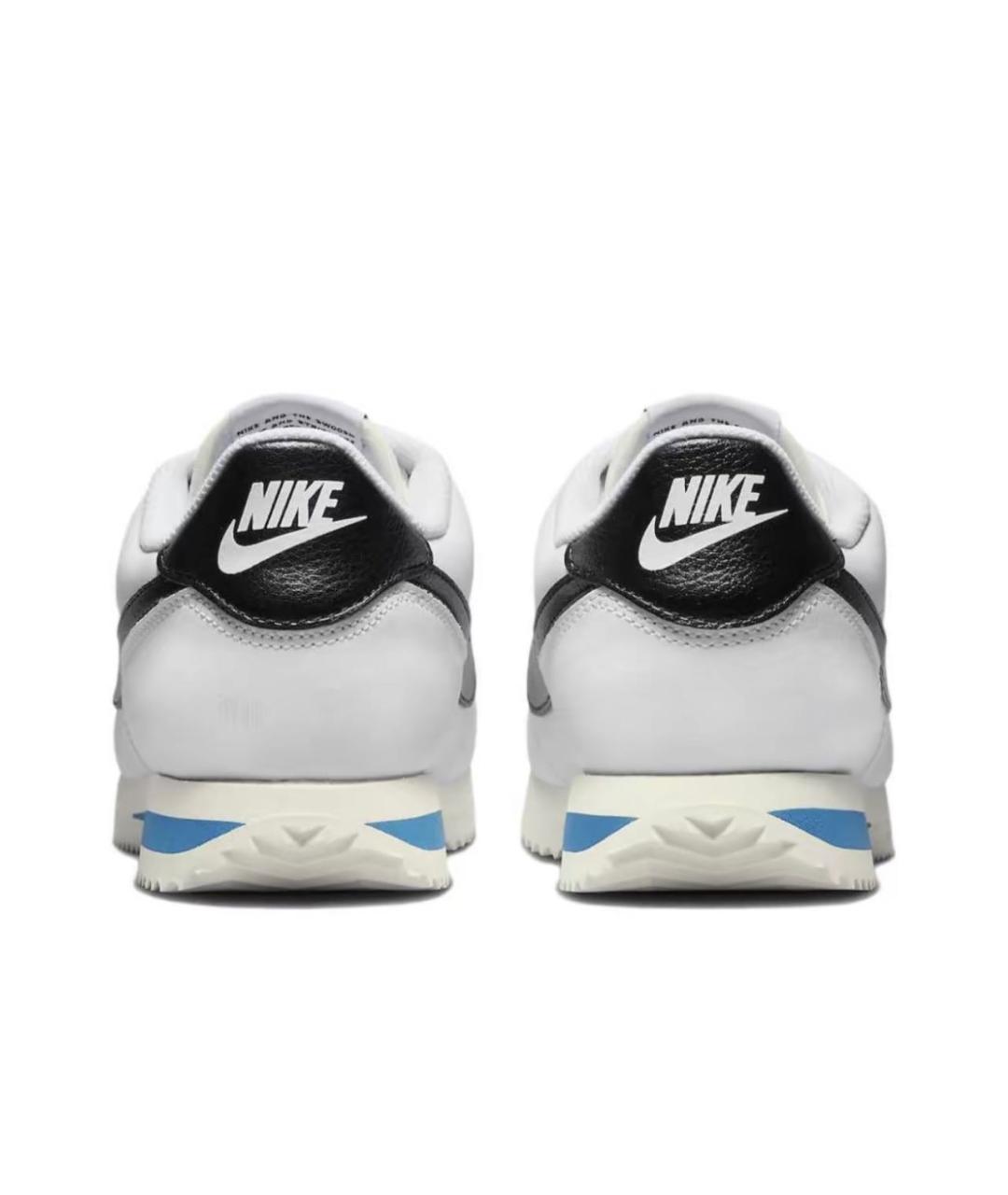 NIKE Белые кожаные низкие кроссовки / кеды, фото 4