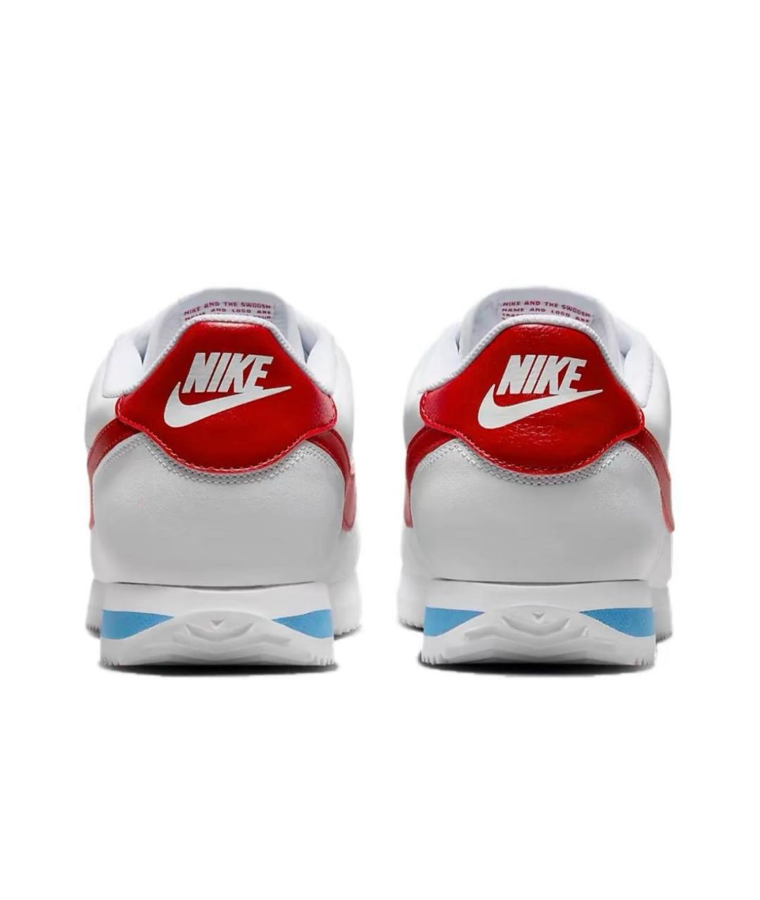 NIKE Белые кожаные низкие кроссовки / кеды, фото 3