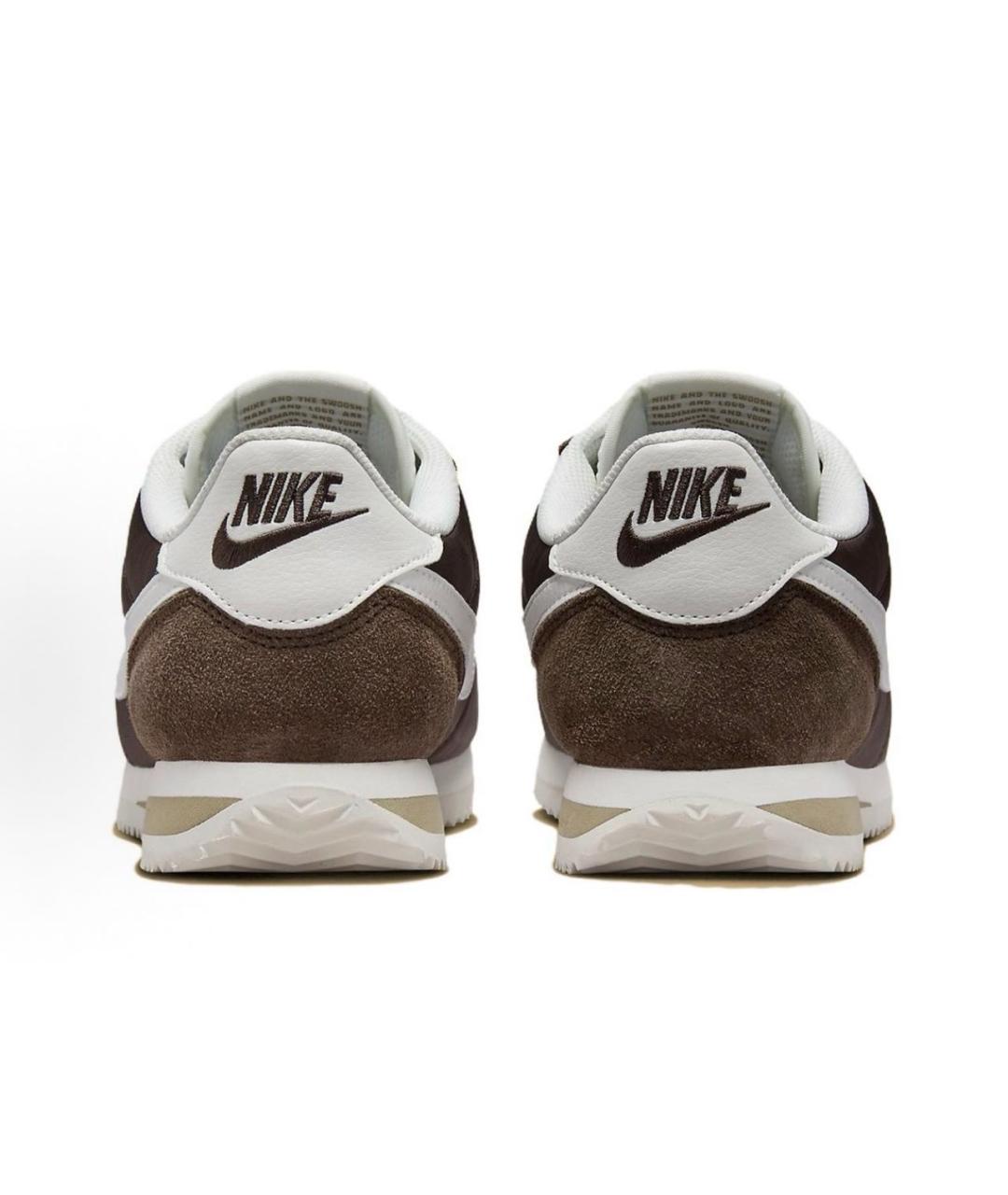NIKE Коричневые синтетические кроссовки, фото 4