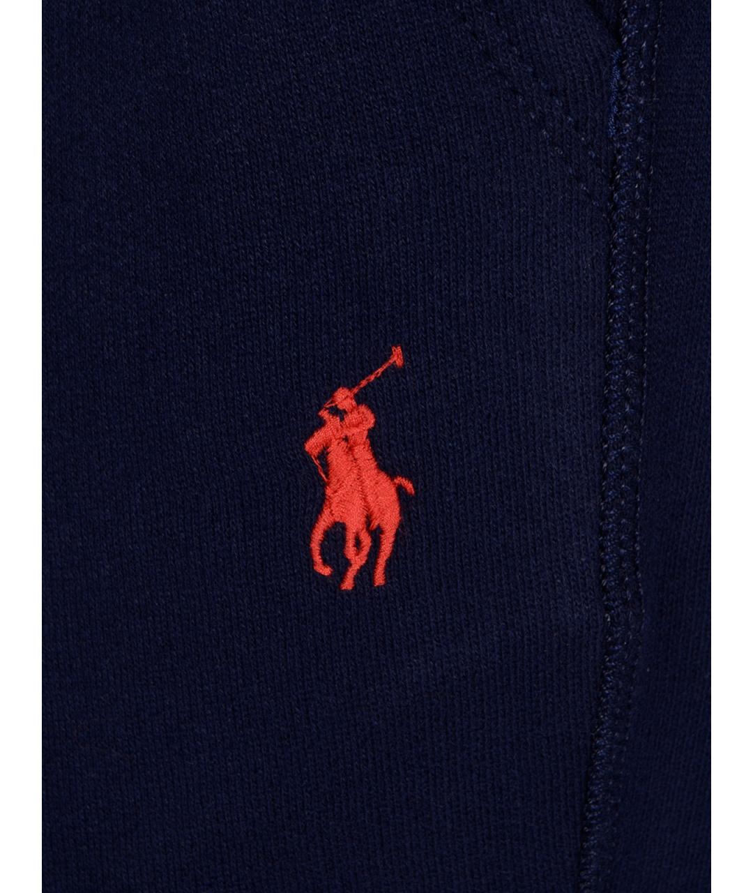 POLO RALPH LAUREN Темно-синие хлопковые повседневные брюки, фото 3