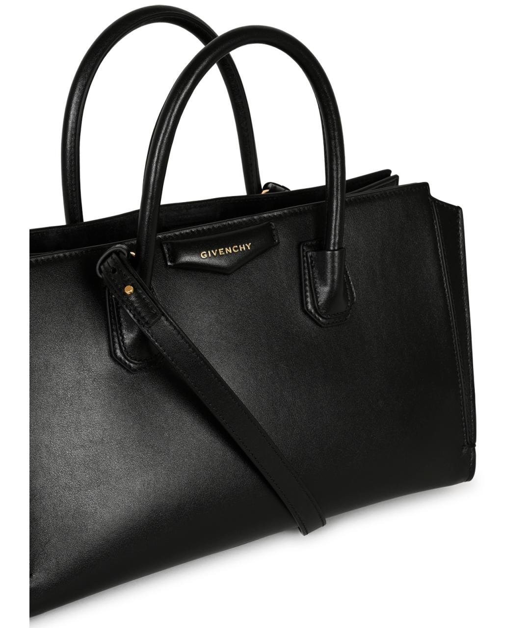 GIVENCHY Черная кожаная сумка через плечо, фото 4