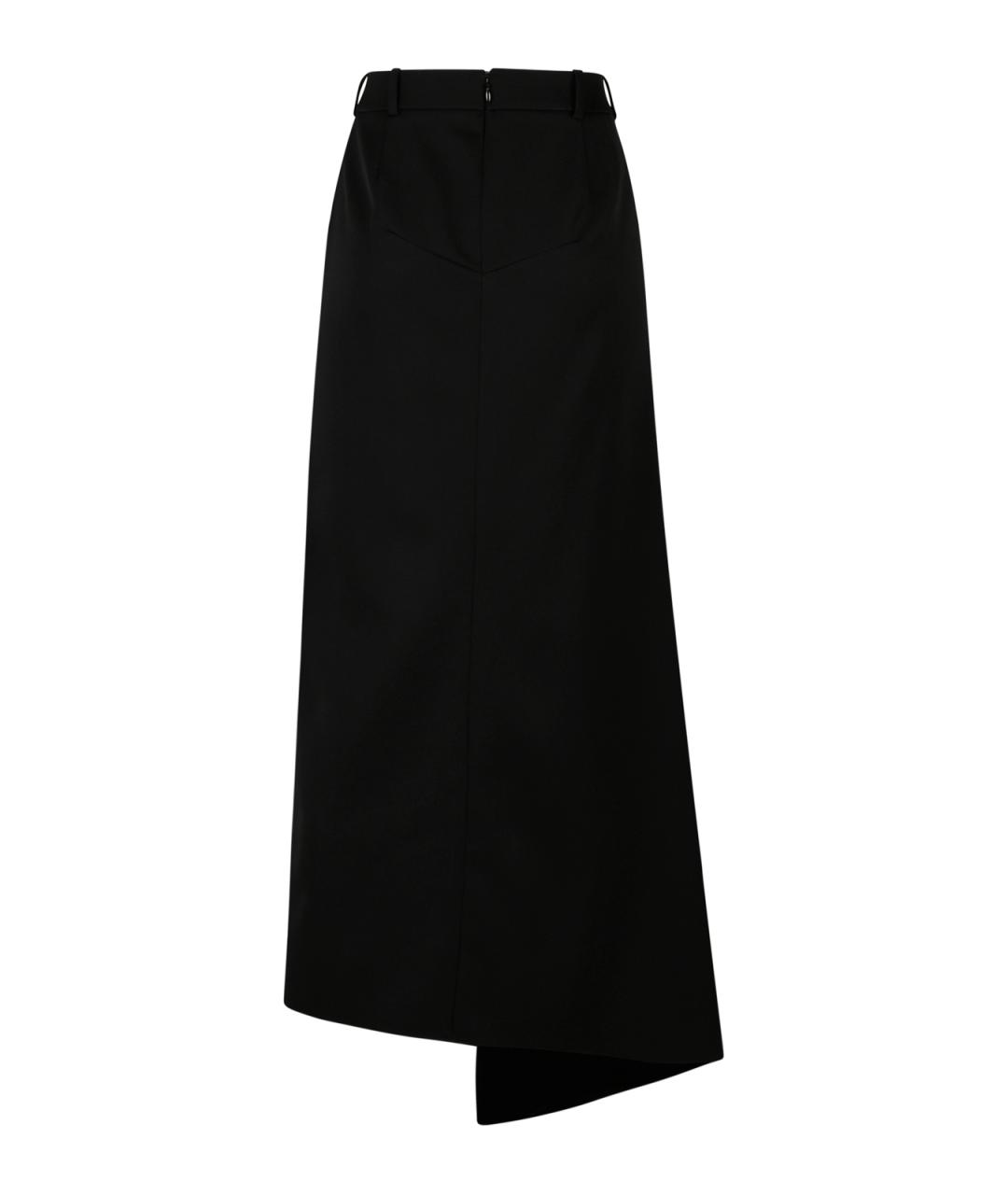 GIVENCHY Черная шерстяная юбка миди, фото 2