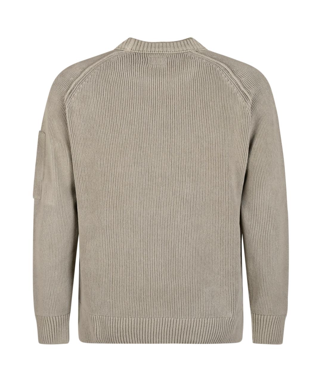 CP COMPANY Серый хлопковый джемпер / свитер, фото 2