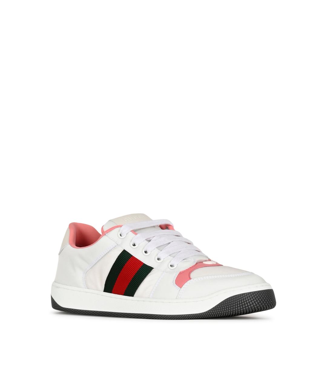 GUCCI Белые синтетические кеды, фото 2