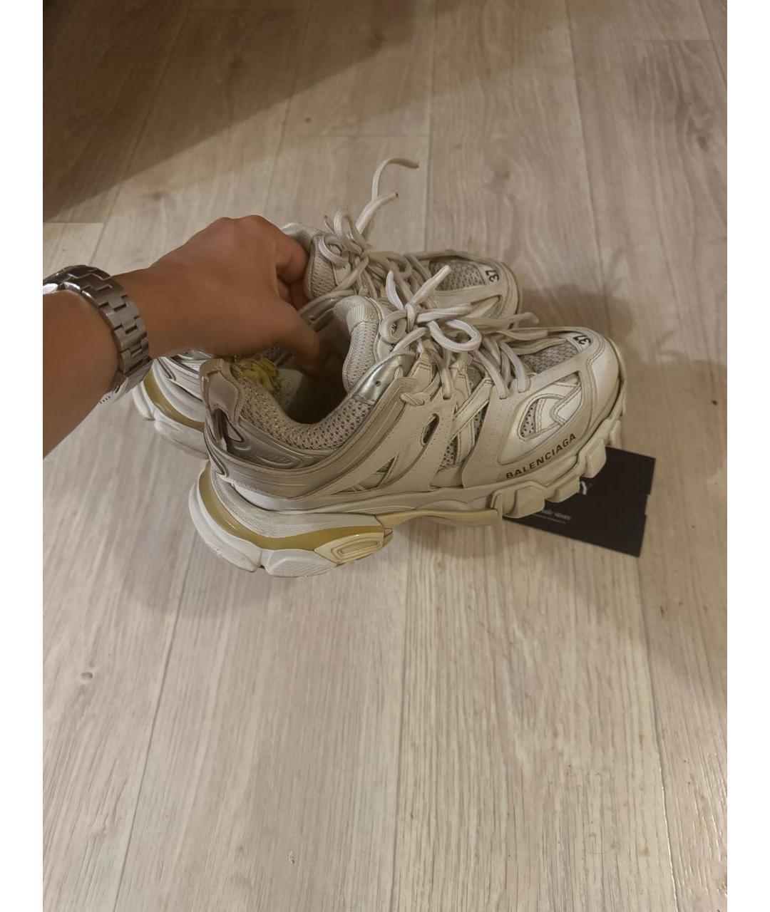 BALENCIAGA Белые текстильные кроссовки, фото 2