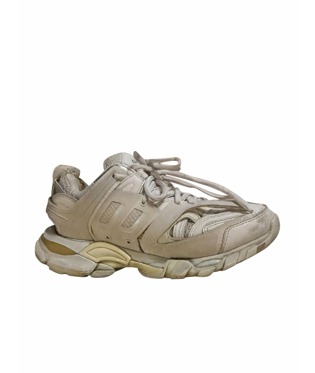 BALENCIAGA Белые текстильные кроссовки, фото 1