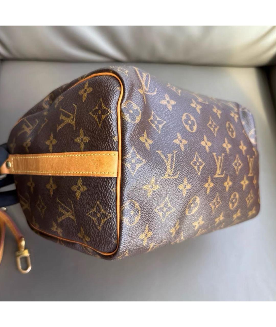 LOUIS VUITTON Коричневая сумка через плечо, фото 7