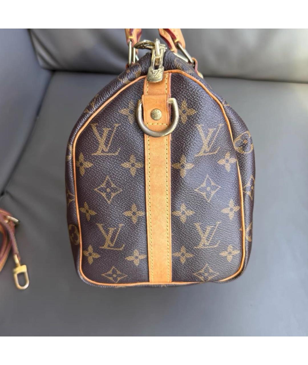 LOUIS VUITTON Коричневая сумка через плечо, фото 5