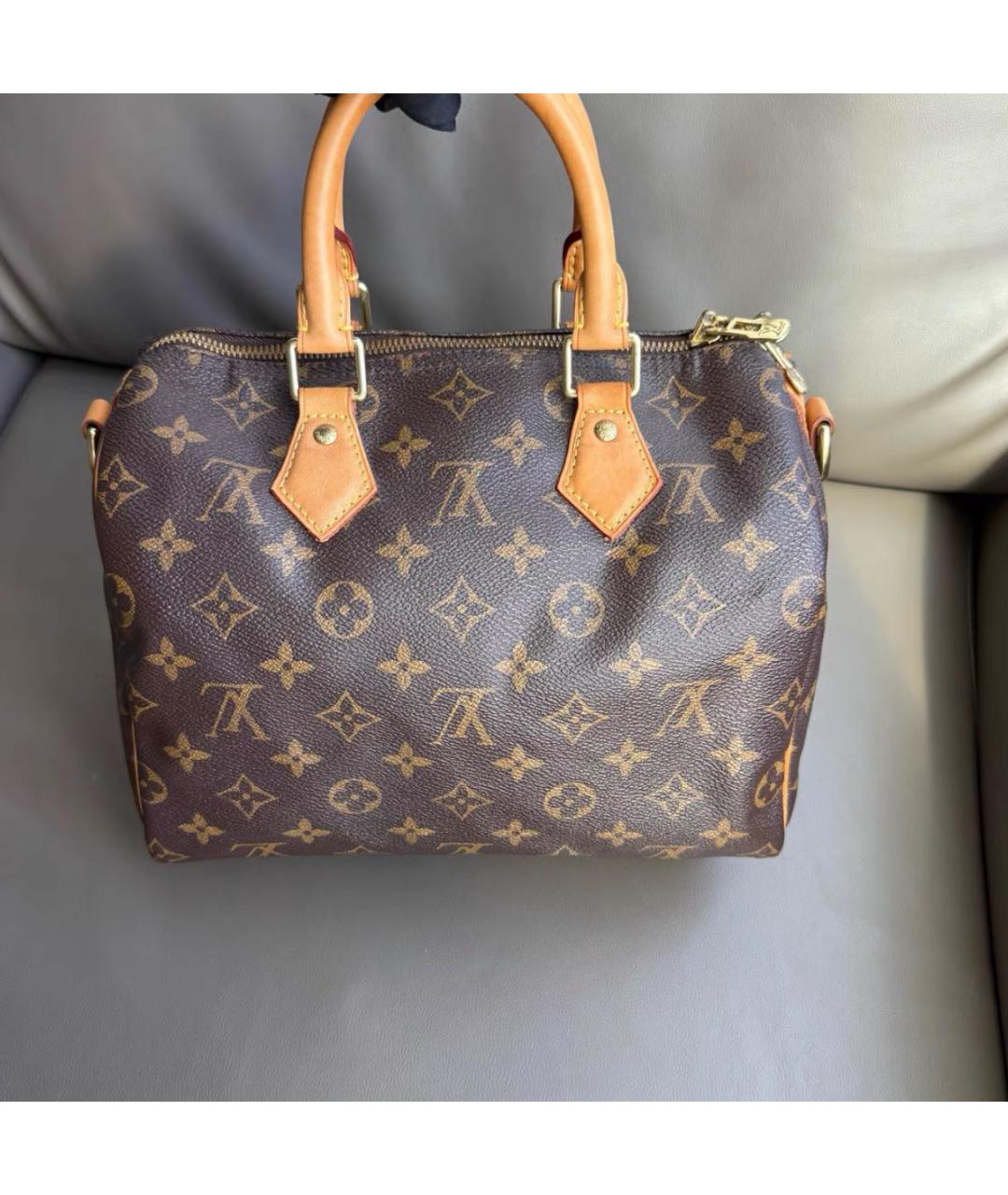 LOUIS VUITTON Коричневая сумка через плечо, фото 3