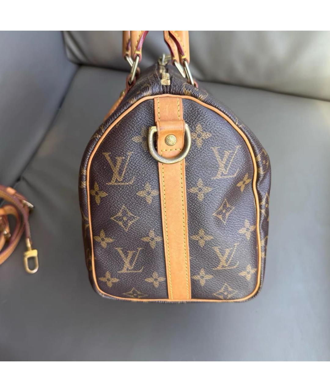 LOUIS VUITTON Коричневая сумка через плечо, фото 6