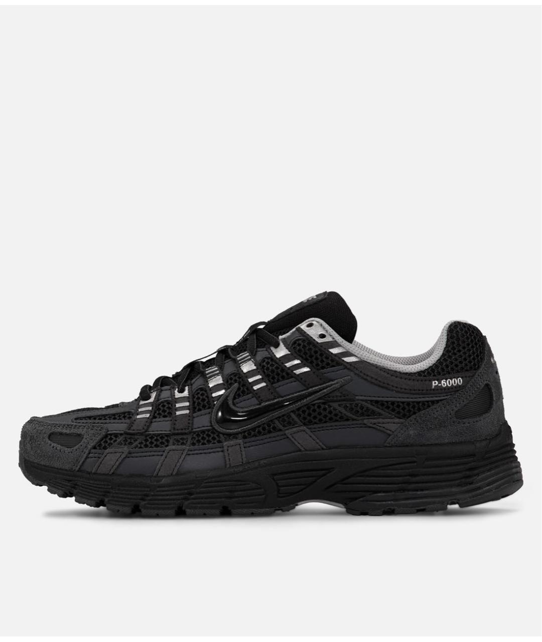 NIKE Антрацитовые синтетические низкие кроссовки / кеды, фото 9