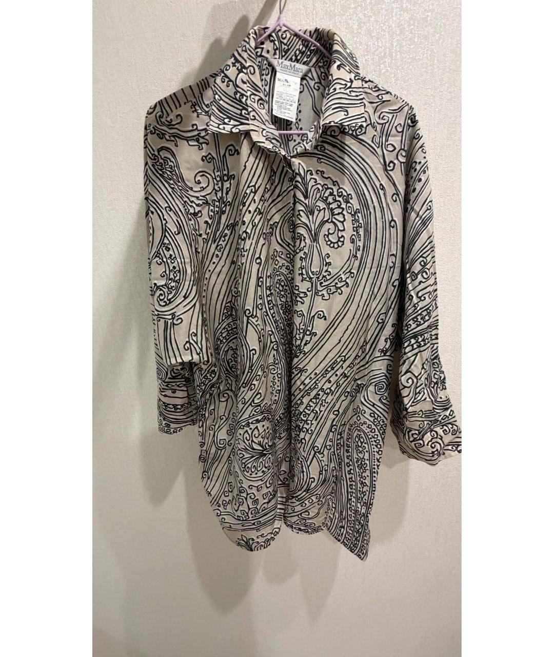 MAX MARA Мульти хлопковая блузы, фото 2