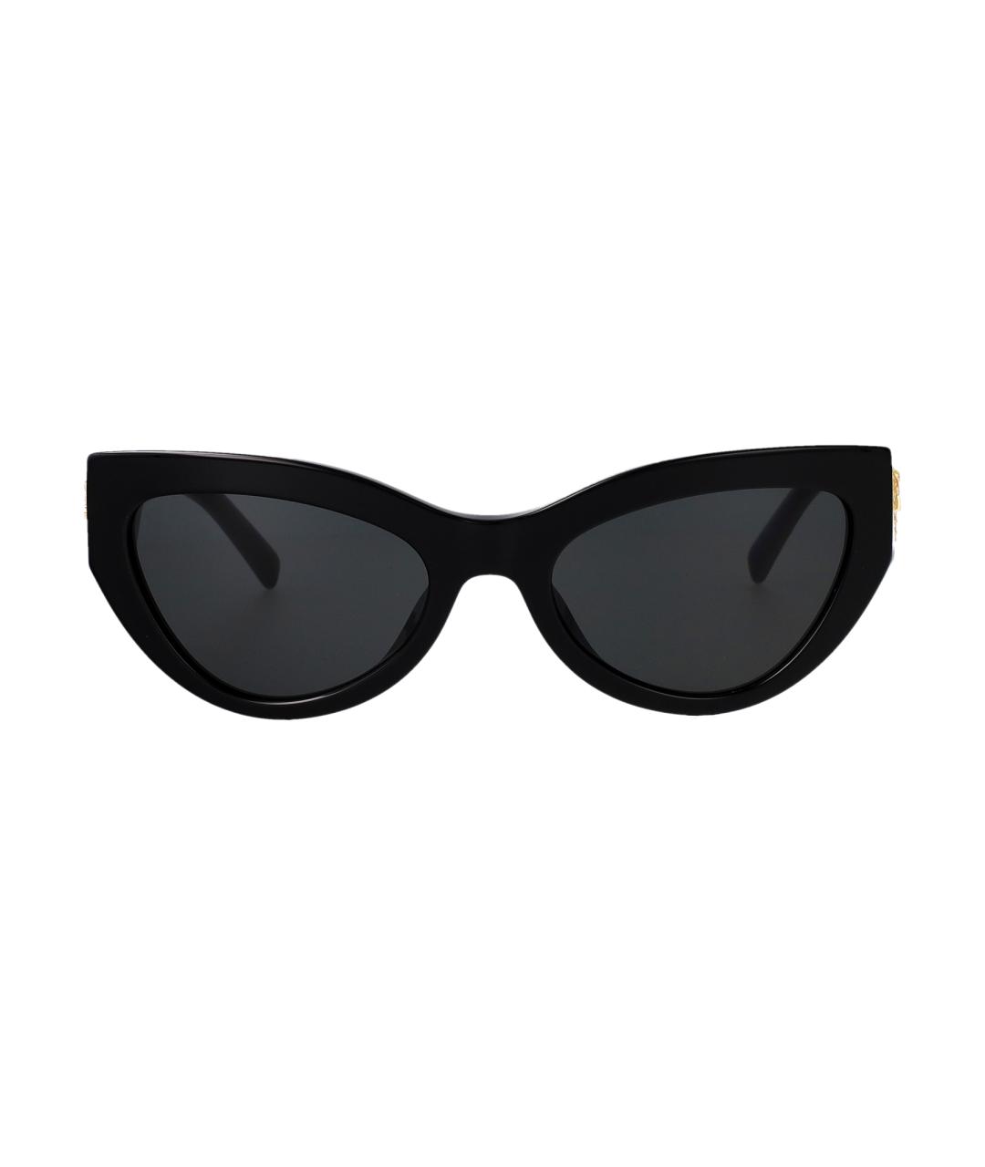 DOLCE&GABBANA Черные пластиковые солнцезащитные очки, фото 1