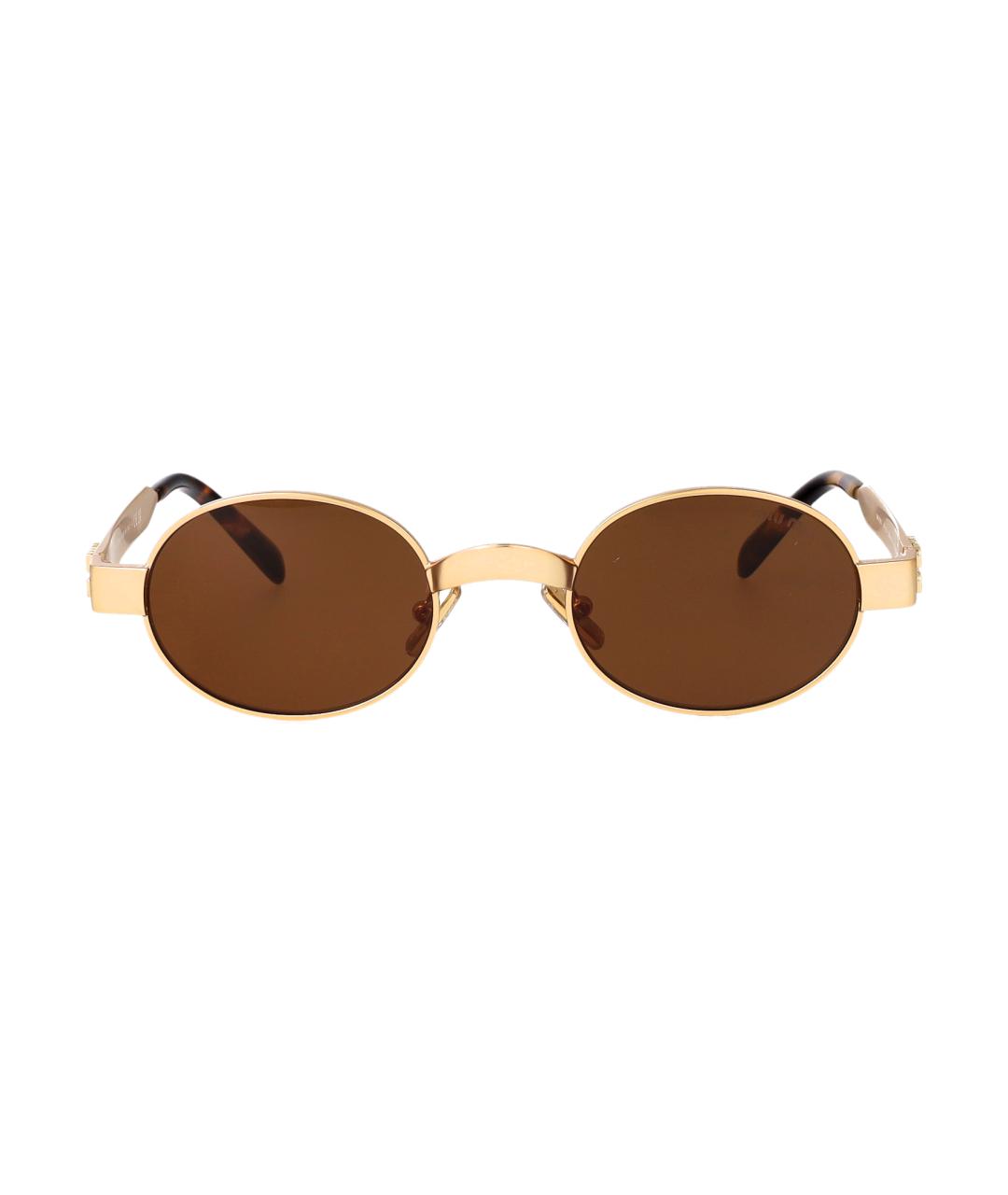 MIU MIU Металлические солнцезащитные очки, фото 1