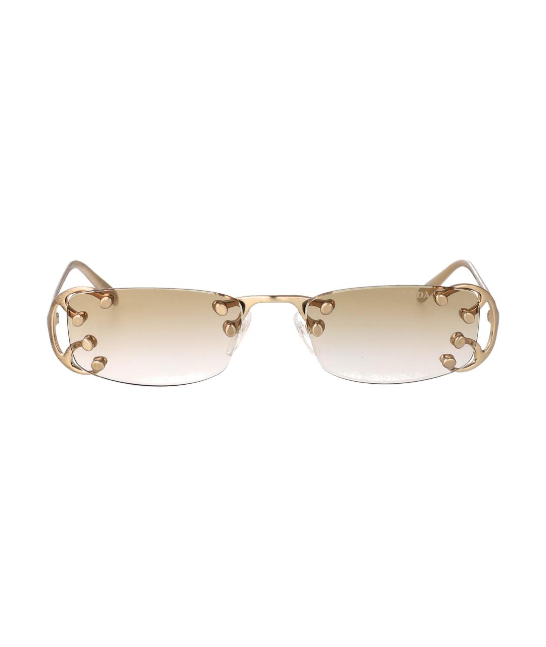 PRADA Металлические солнцезащитные очки, фото 1