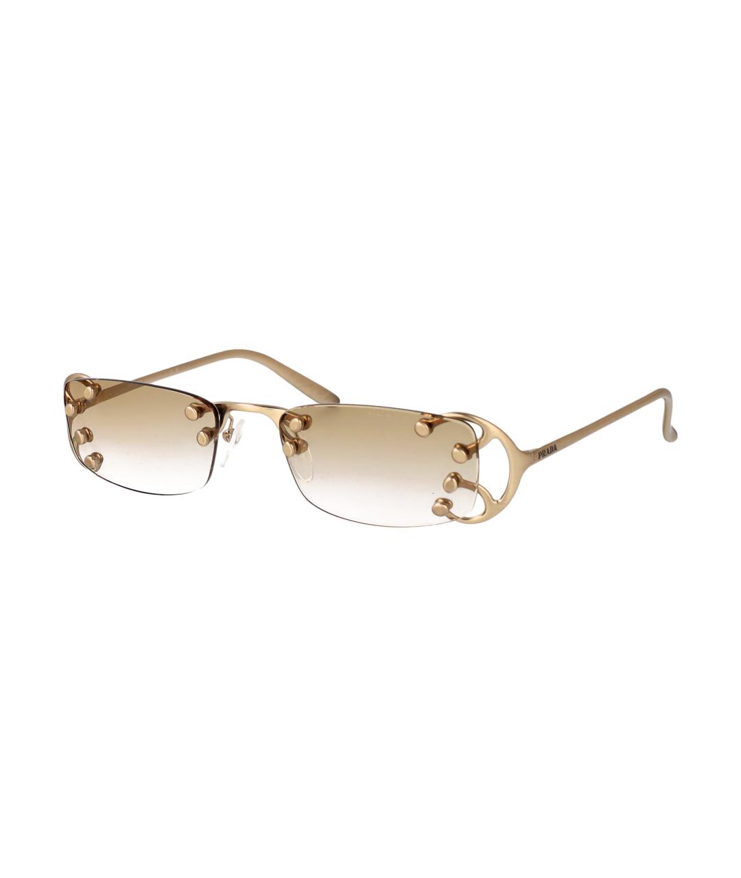 PRADA Металлические солнцезащитные очки, фото 2