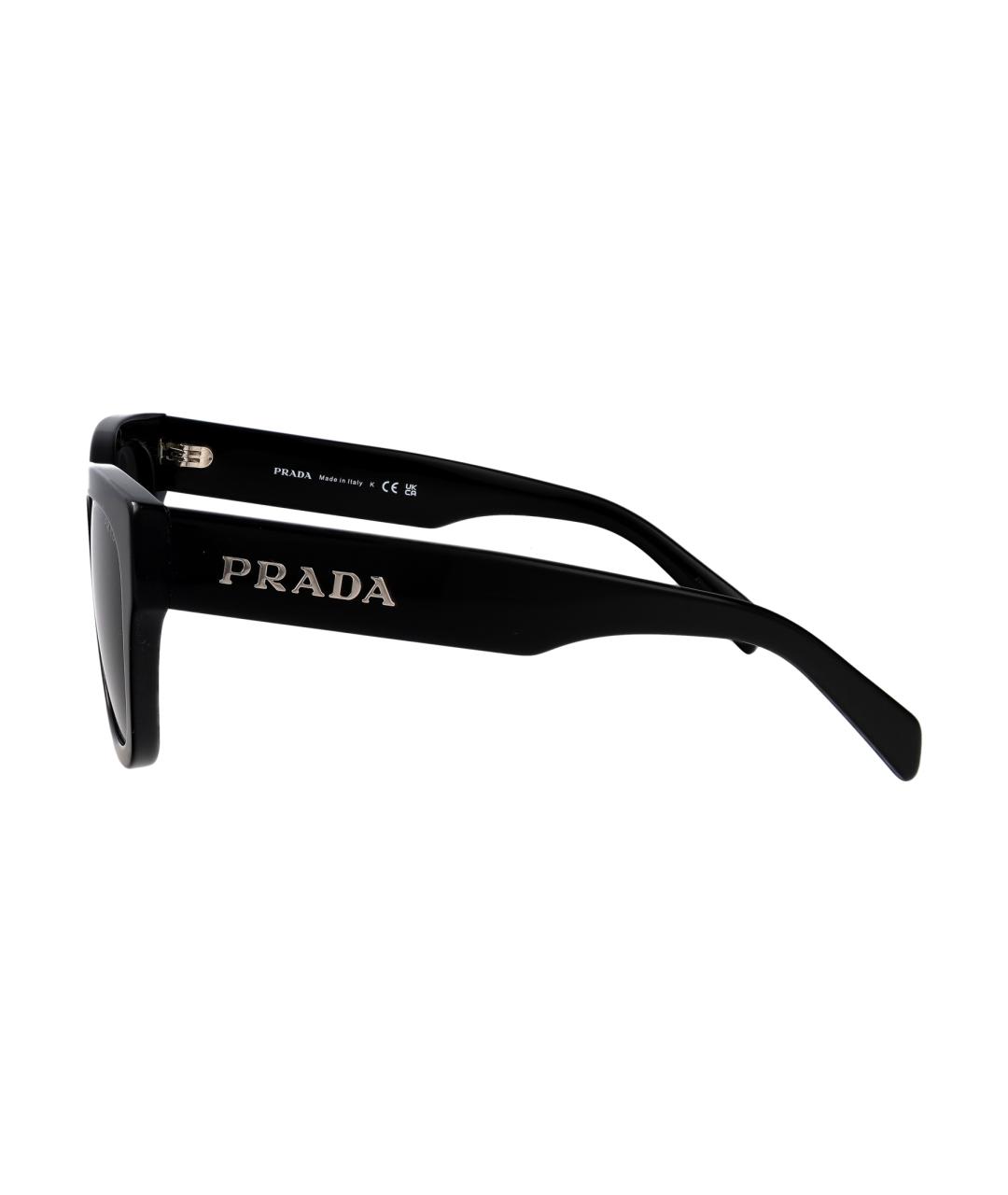PRADA Черные солнцезащитные очки, фото 3