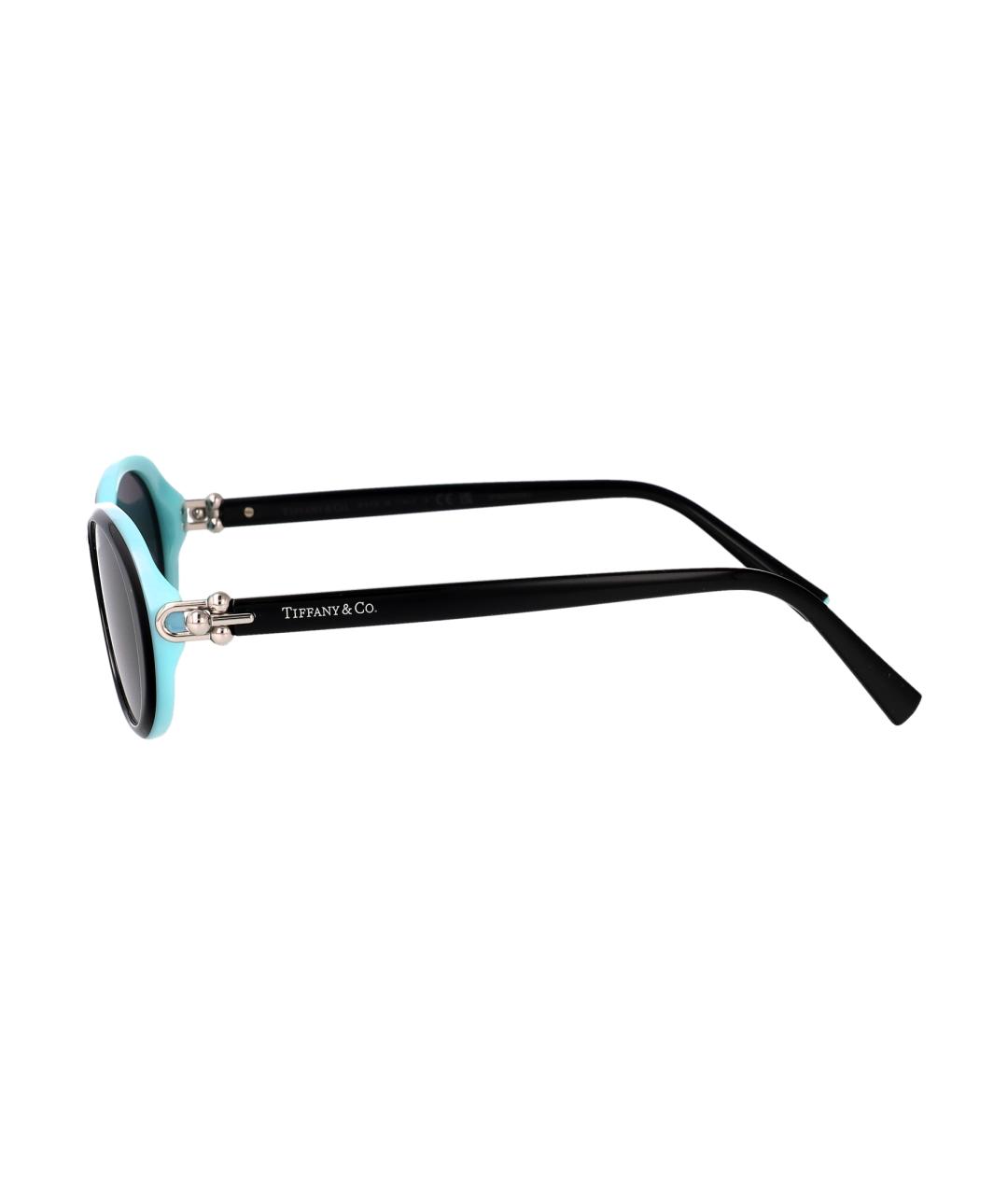TIFFANY&CO Черные пластиковые солнцезащитные очки, фото 3