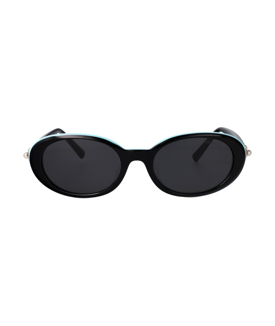 TIFFANY&CO Черные пластиковые солнцезащитные очки, фото 1