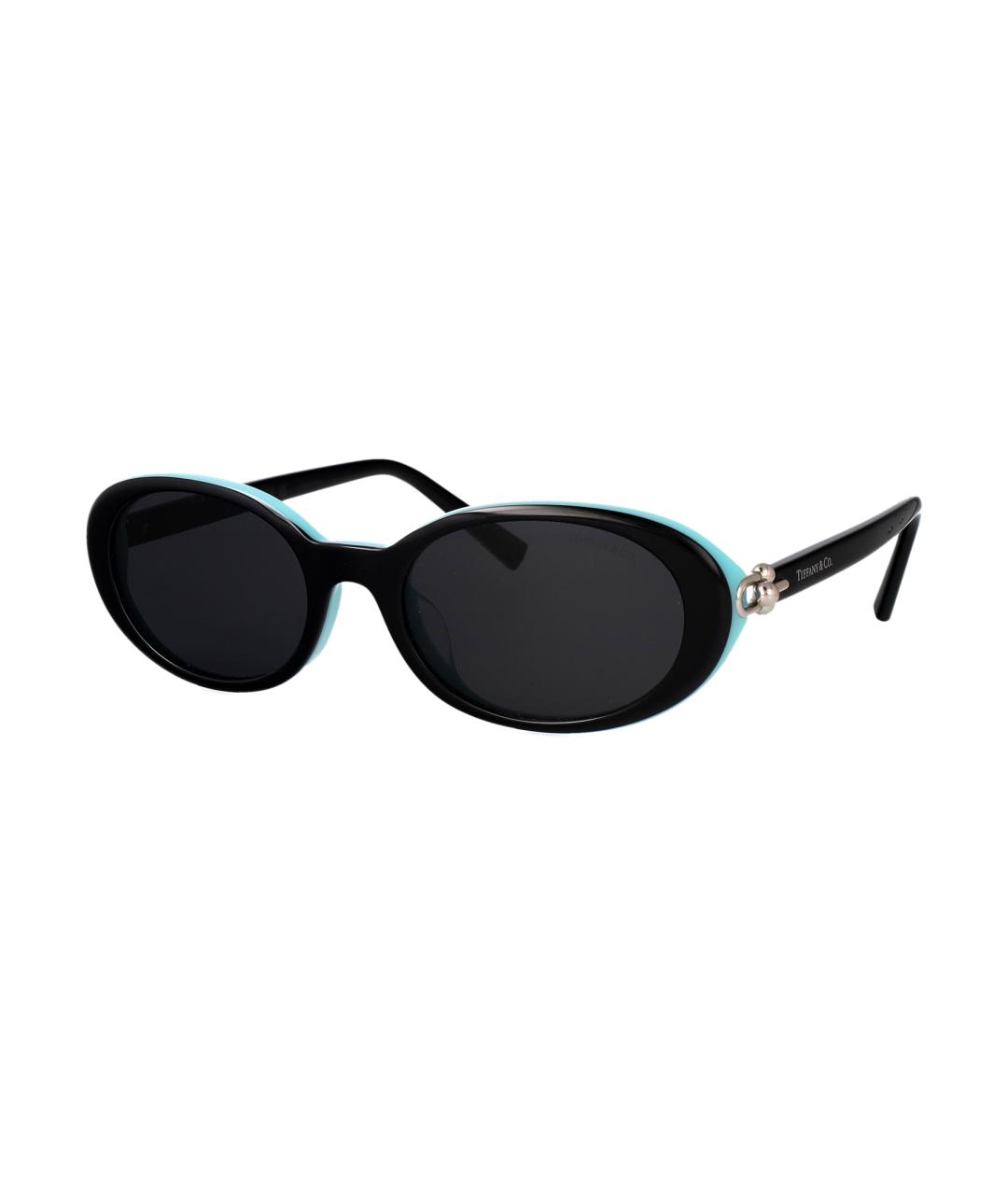 TIFFANY&CO Черные пластиковые солнцезащитные очки, фото 2