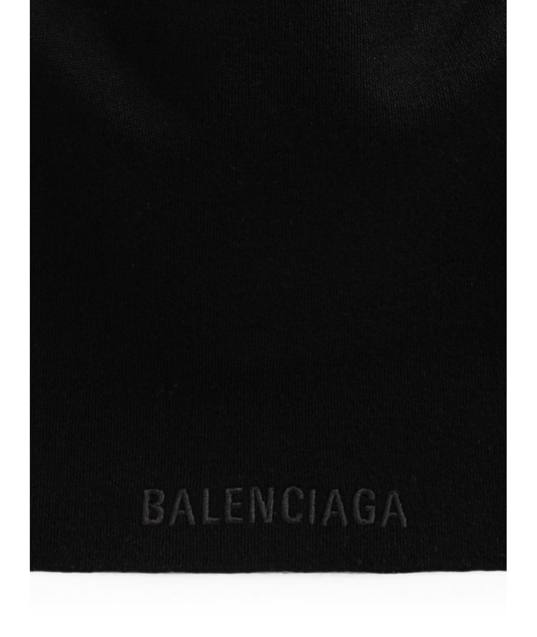 BALENCIAGA Черная шапка, фото 3