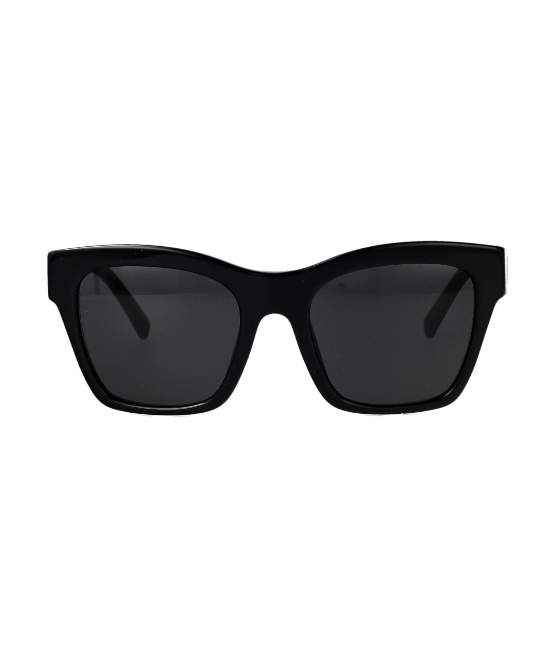DOLCE&GABBANA Черные пластиковые солнцезащитные очки, фото 1