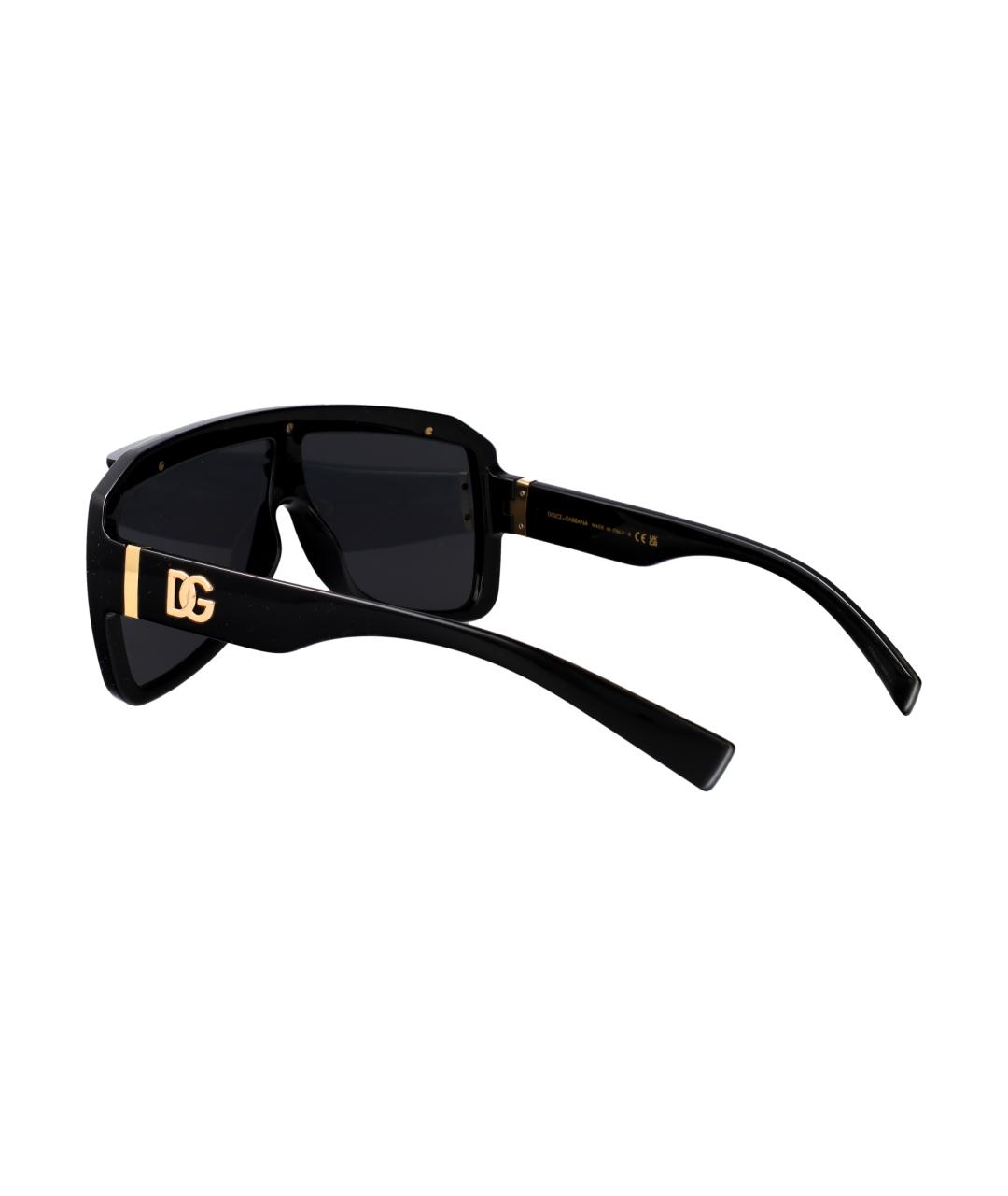 DOLCE&GABBANA Черные солнцезащитные очки, фото 4