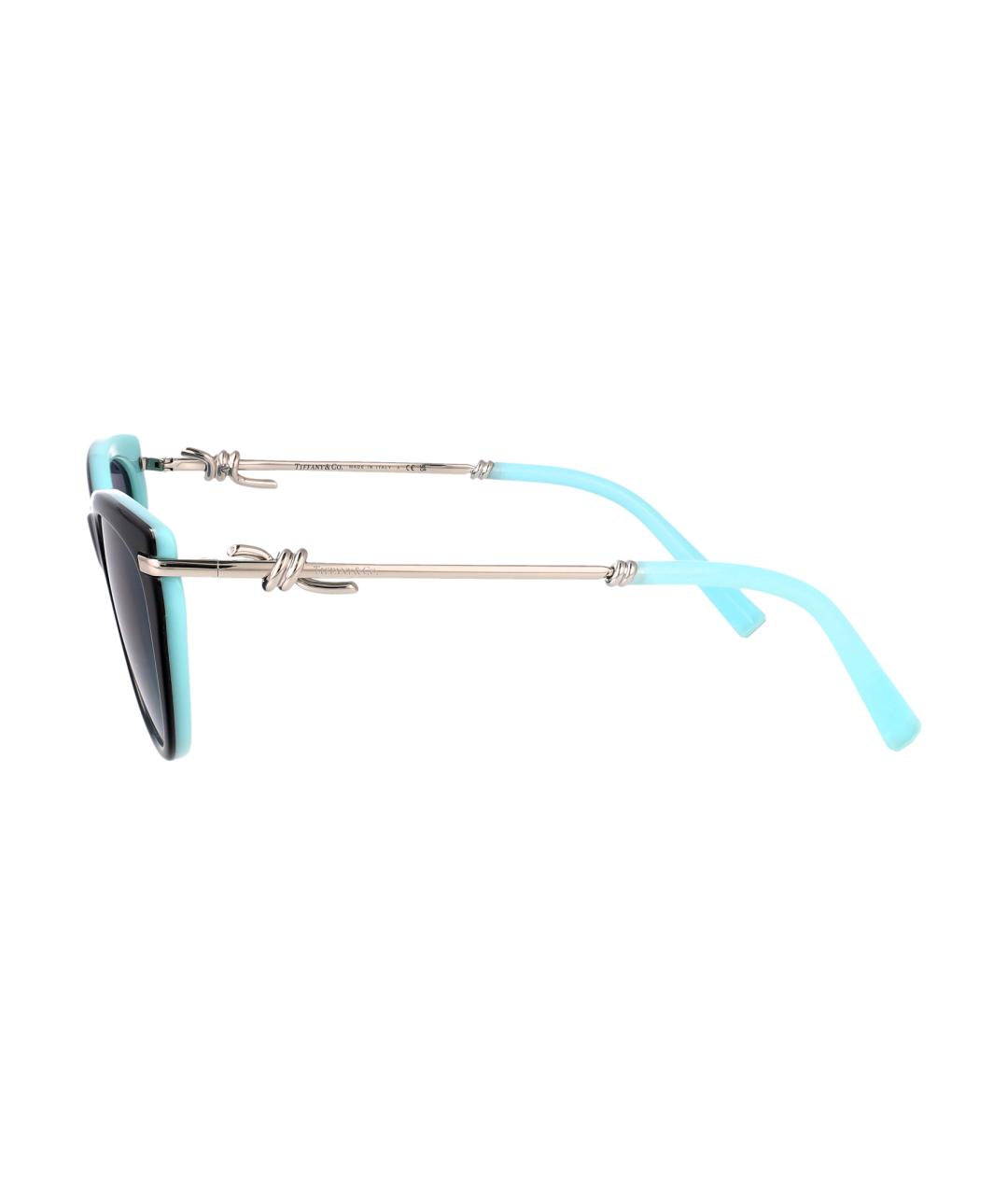 TIFFANY&CO Черные пластиковые солнцезащитные очки, фото 3