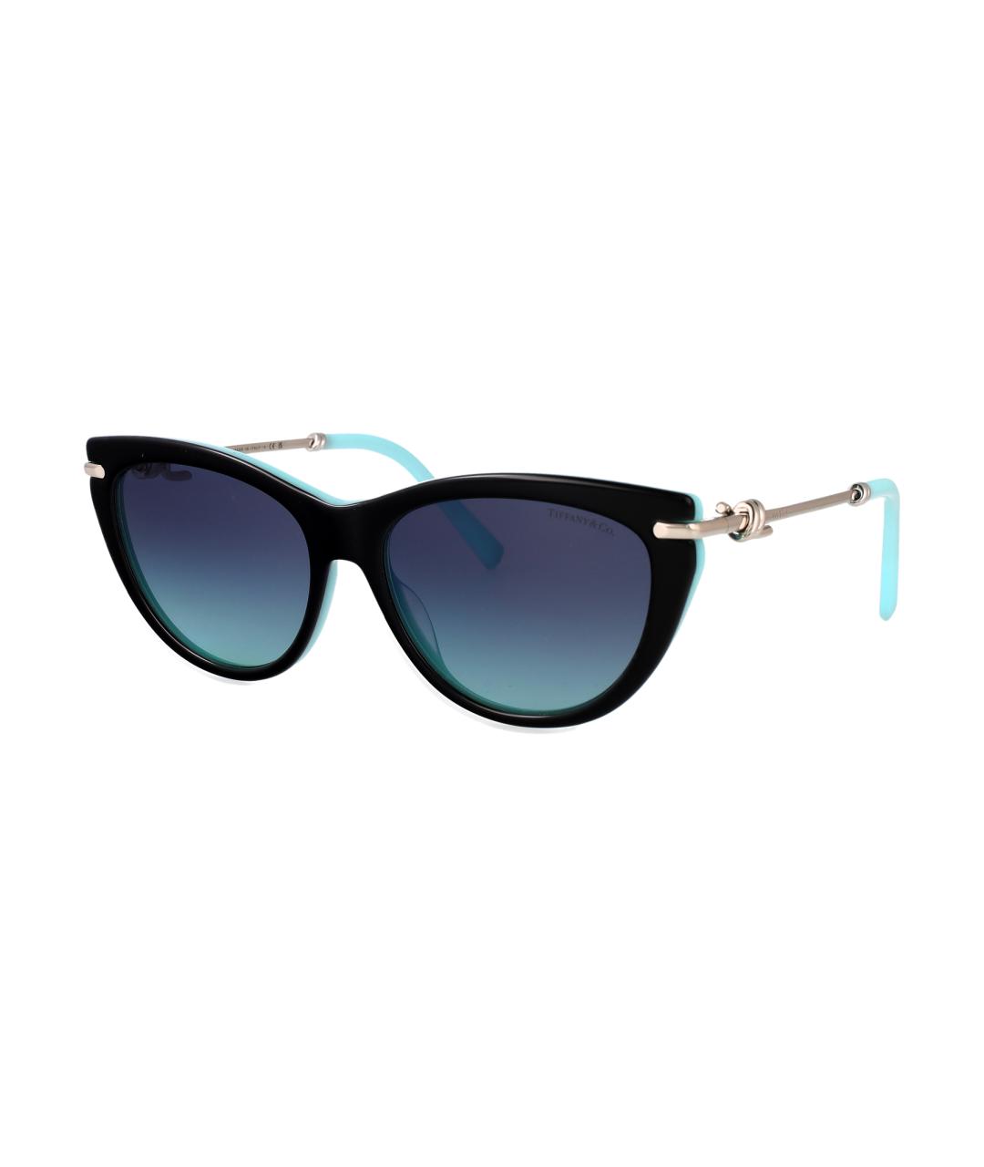 TIFFANY&CO Черные пластиковые солнцезащитные очки, фото 2