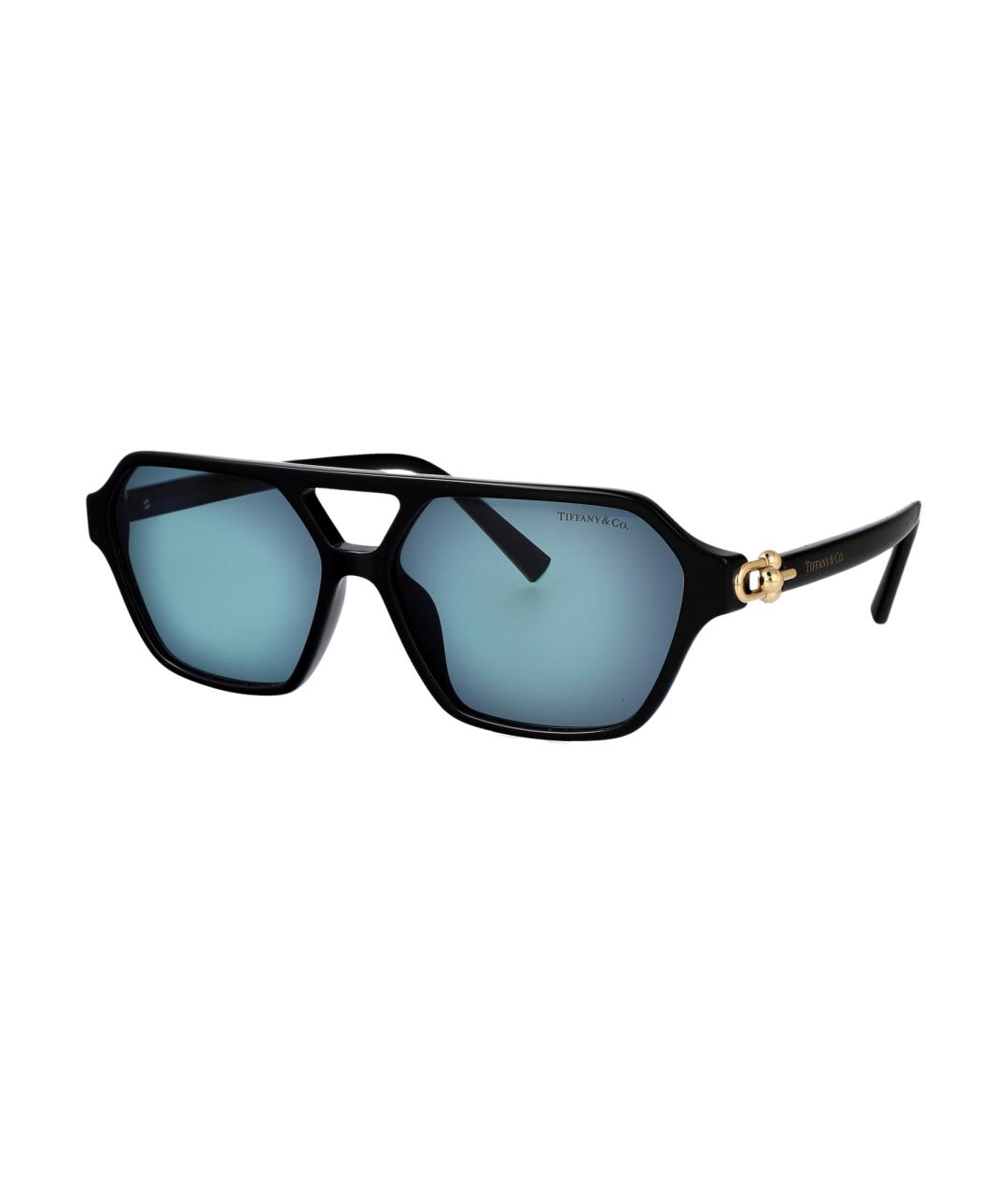 TIFFANY&CO Черные пластиковые солнцезащитные очки, фото 2
