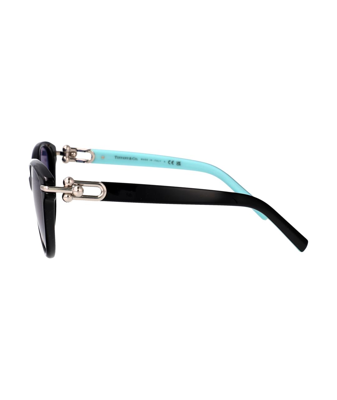 TIFFANY&CO Черные пластиковые солнцезащитные очки, фото 3