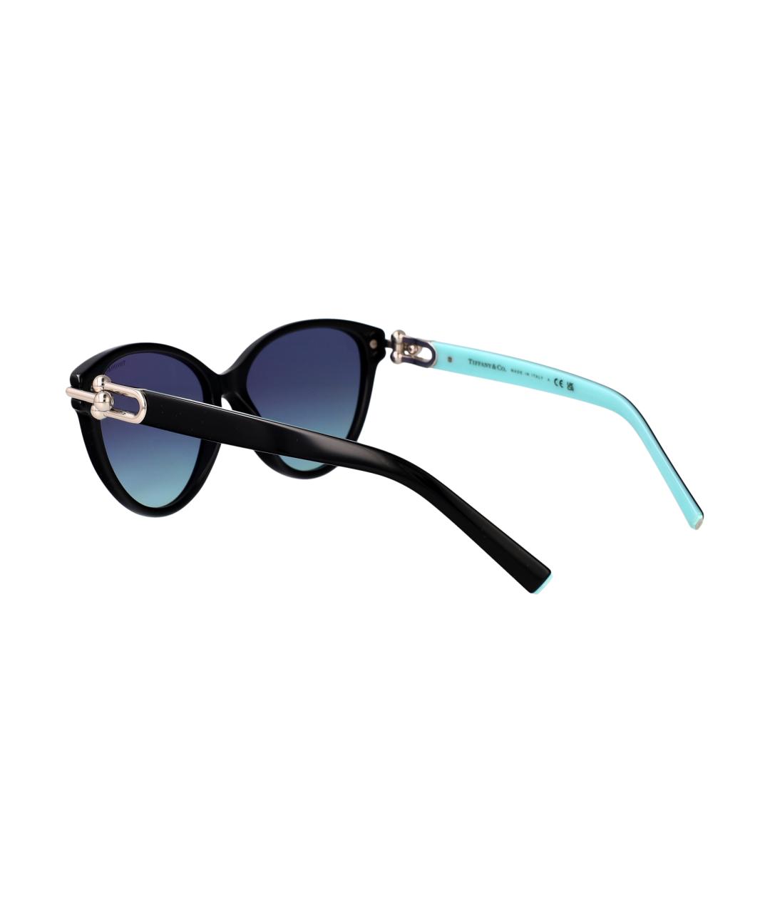 TIFFANY&CO Черные пластиковые солнцезащитные очки, фото 4