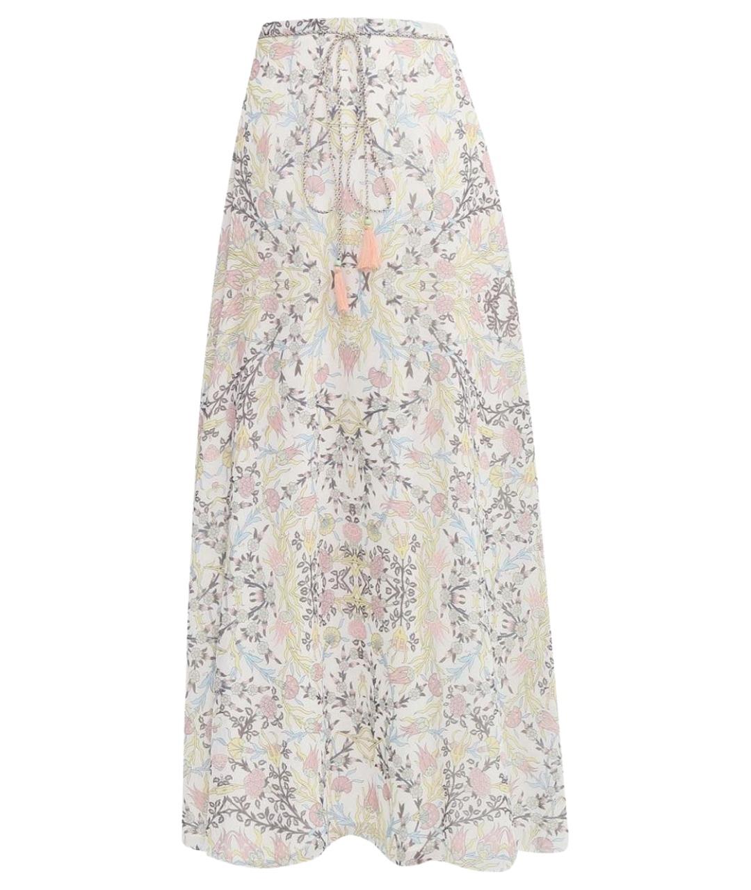 WEEKEND MAX MARA Мульти шелковая юбка миди, фото 1