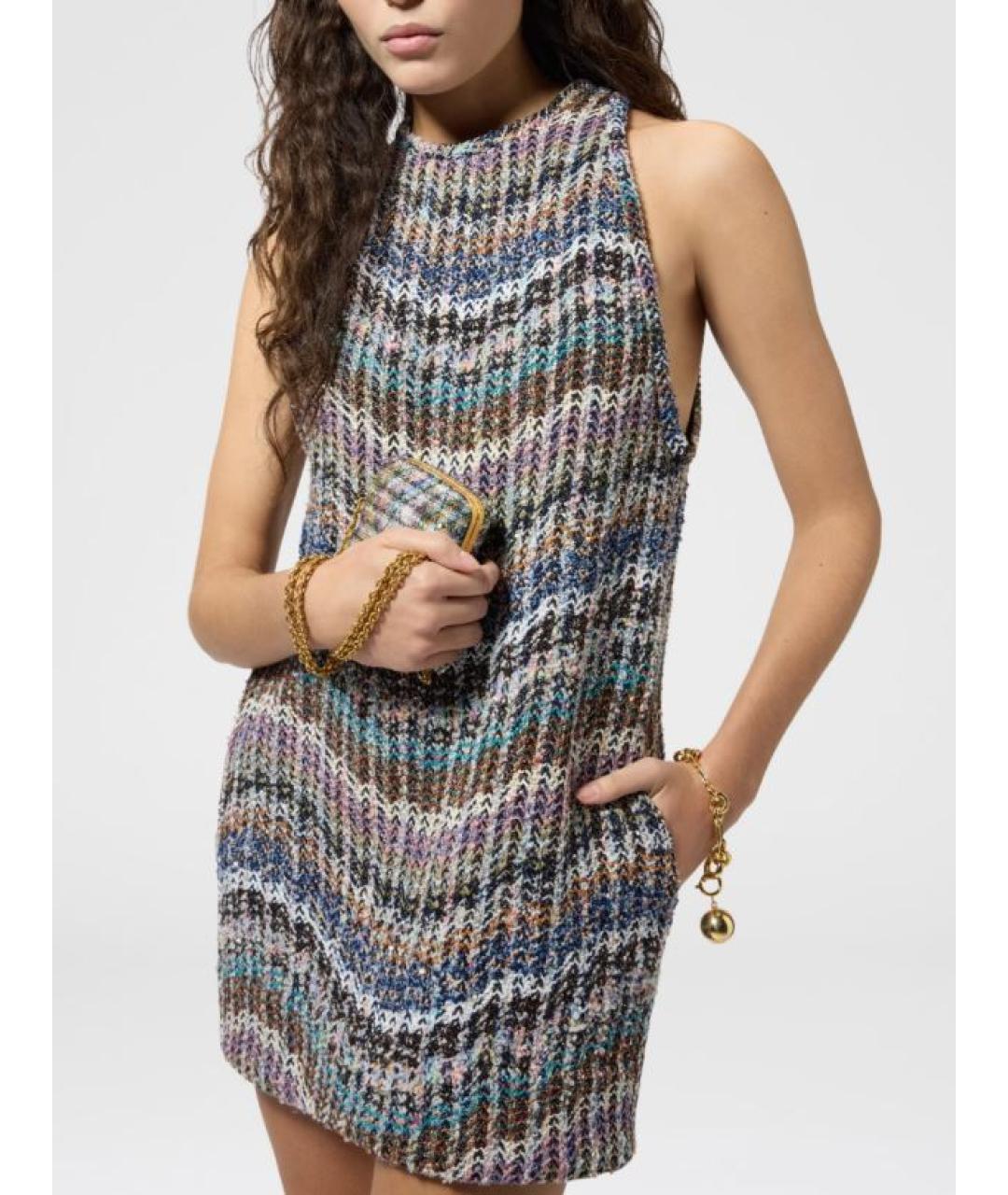 MISSONI Мульти полиамидовое повседневное платье, фото 3