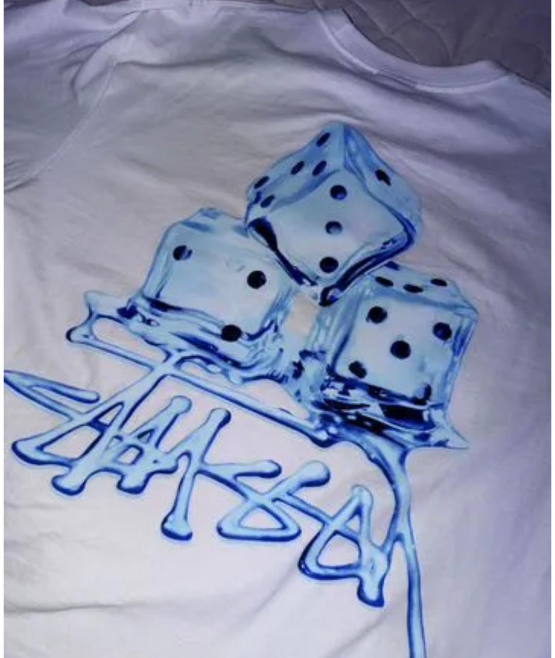 STUSSY Белая хлопковая футболка, фото 4