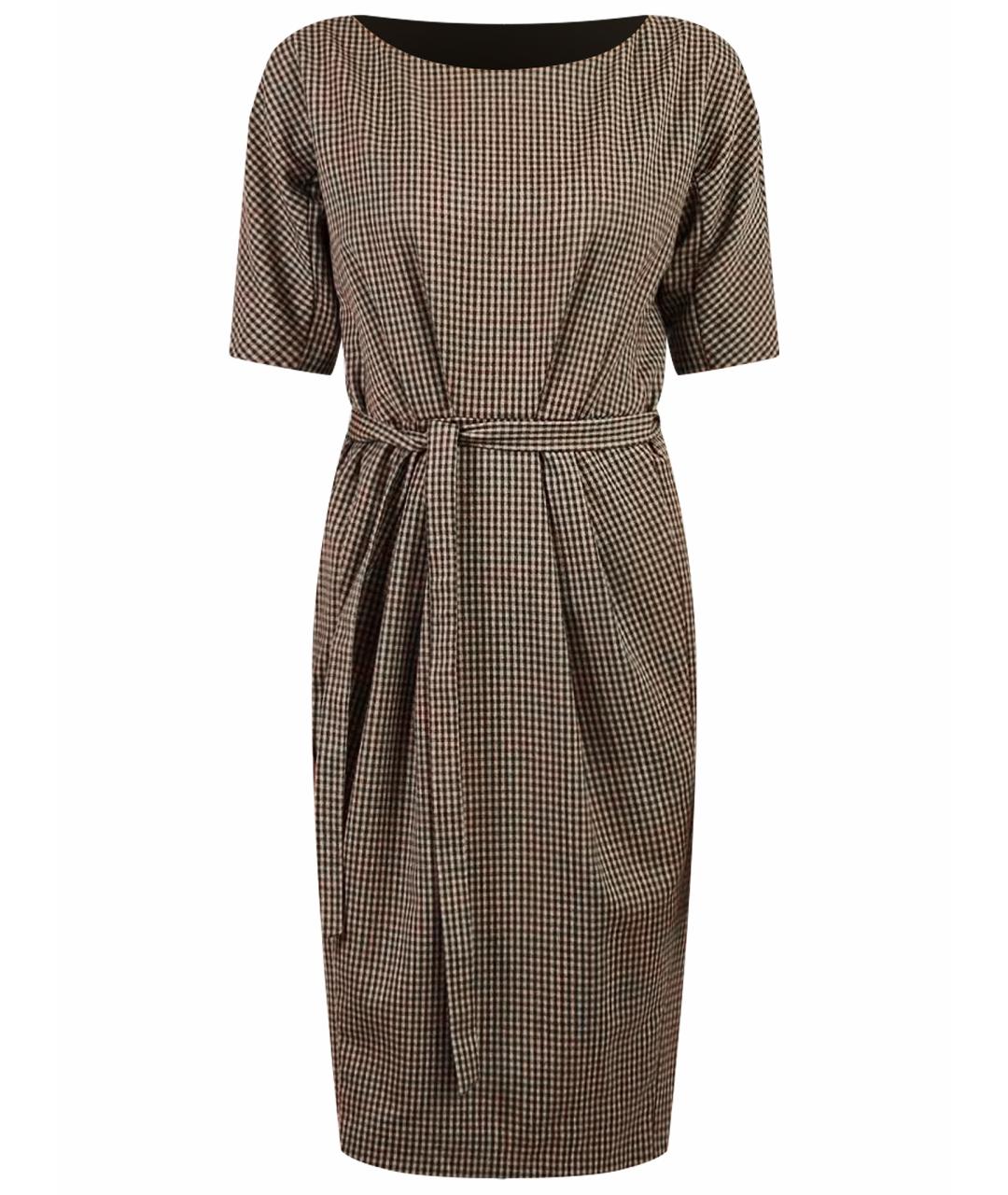 WEEKEND MAX MARA Мульти шерстяное повседневное платье, фото 1