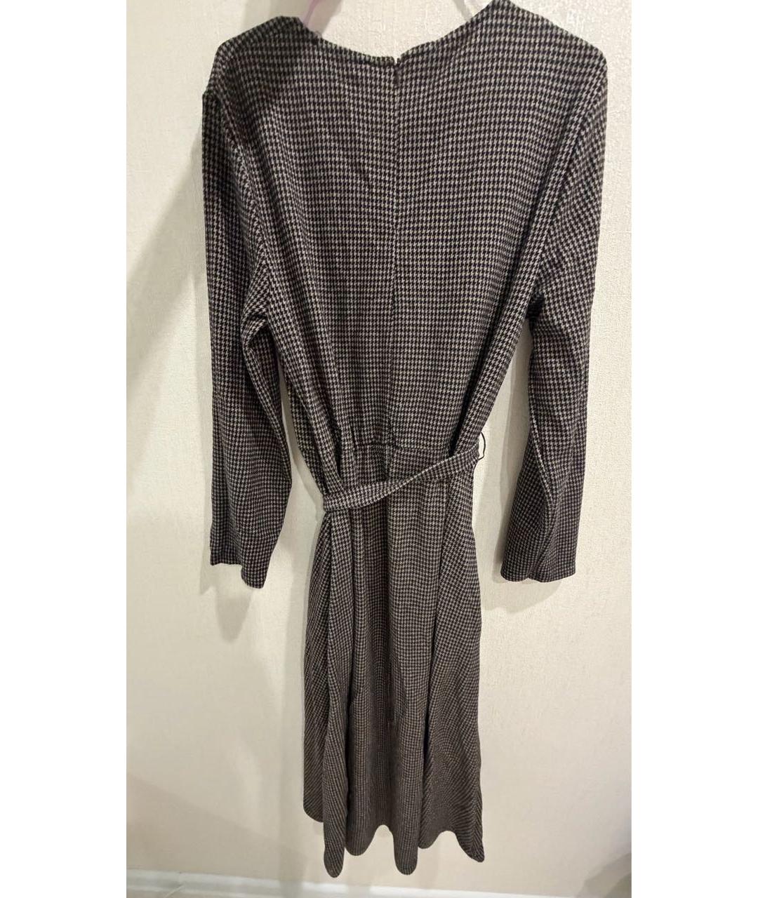 WEEKEND MAX MARA Мульти шерстяное повседневное платье, фото 5