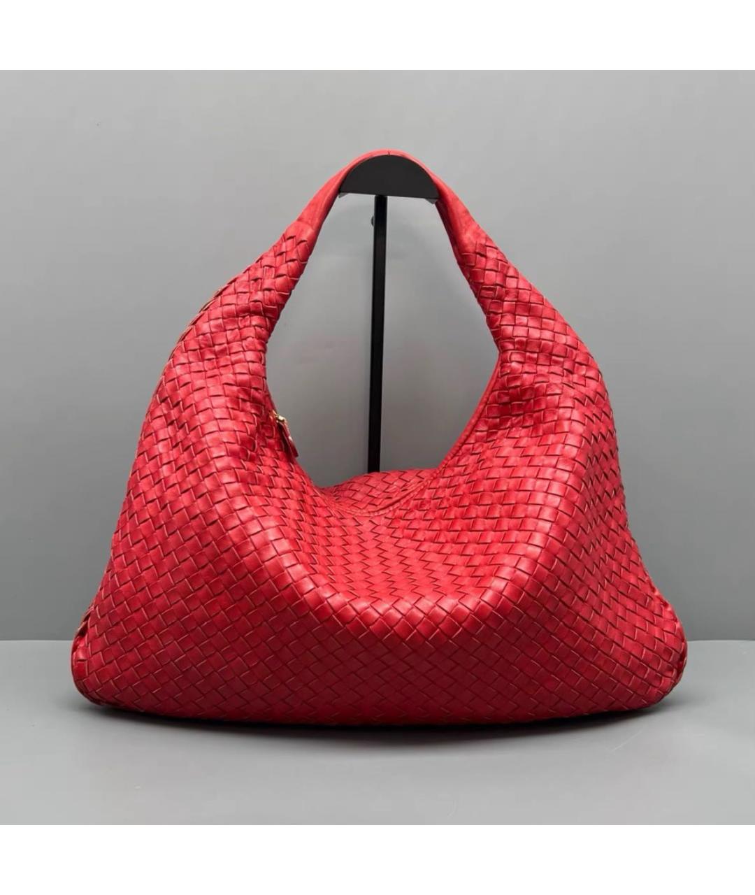 BOTTEGA VENETA Красная сумка через плечо, фото 3