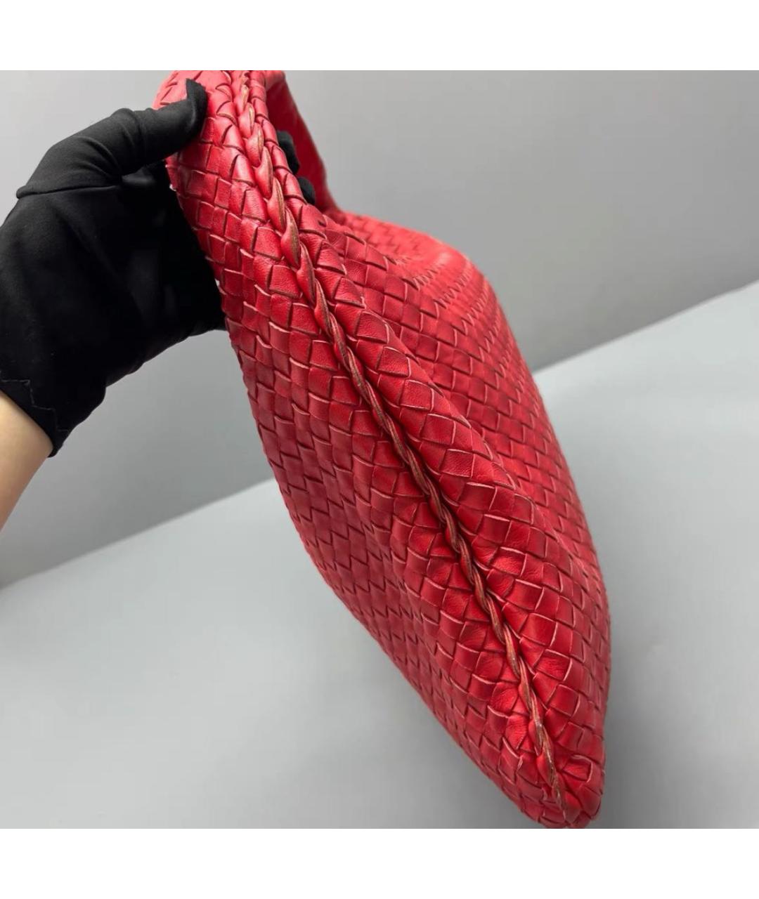 BOTTEGA VENETA Красная сумка через плечо, фото 4