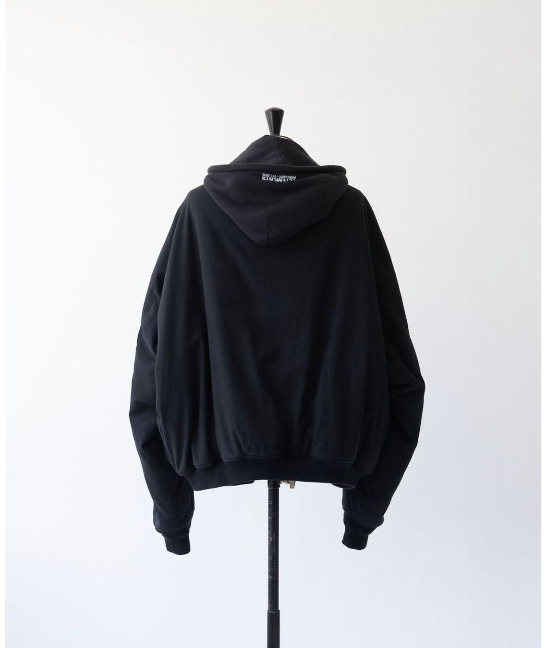 VETEMENTS Черная полиэстеровая куртка, фото 3