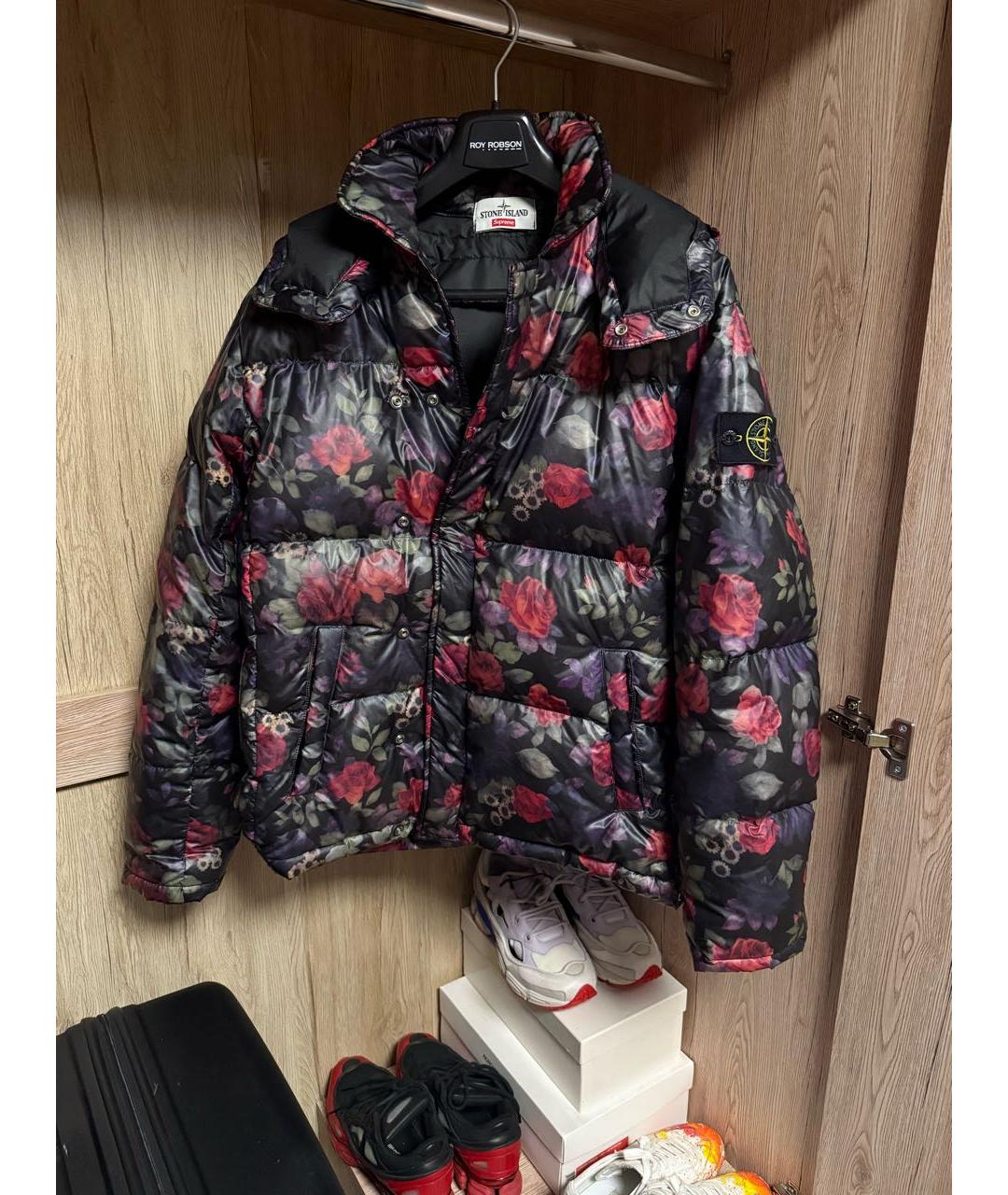 STONE ISLAND Мульти полиуретановый пуховик, фото 8