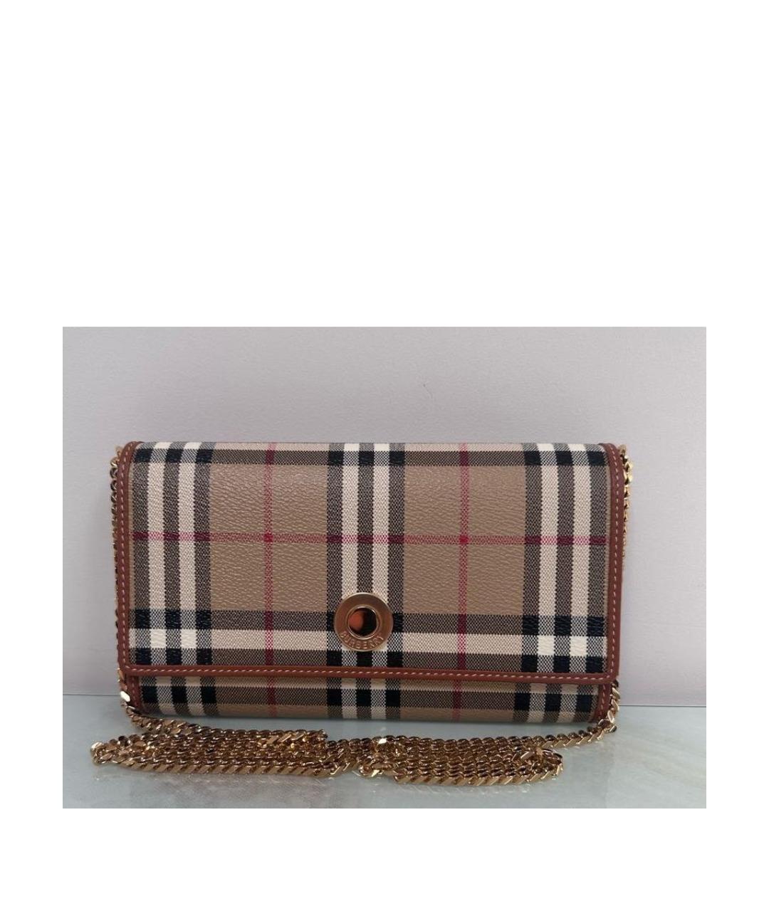 BURBERRY Бежевый кошелек, фото 10