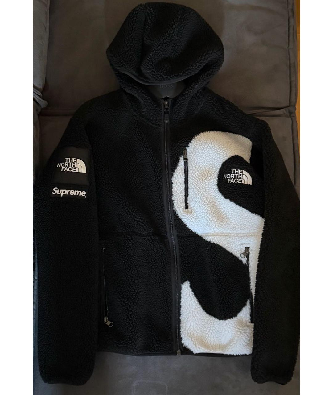 SUPREME Черная куртка, фото 4