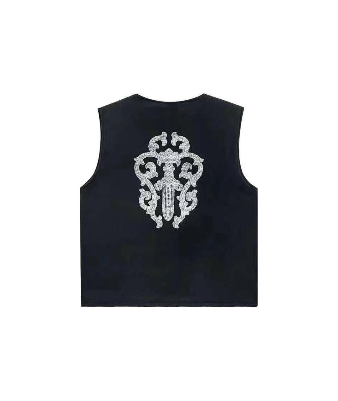 CHROME HEARTS Черная майка, фото 1