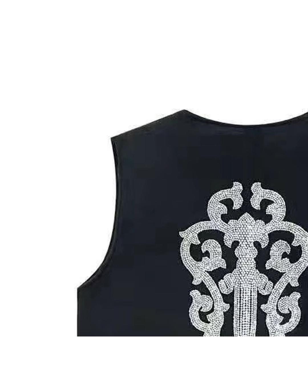 CHROME HEARTS Черная майка, фото 3