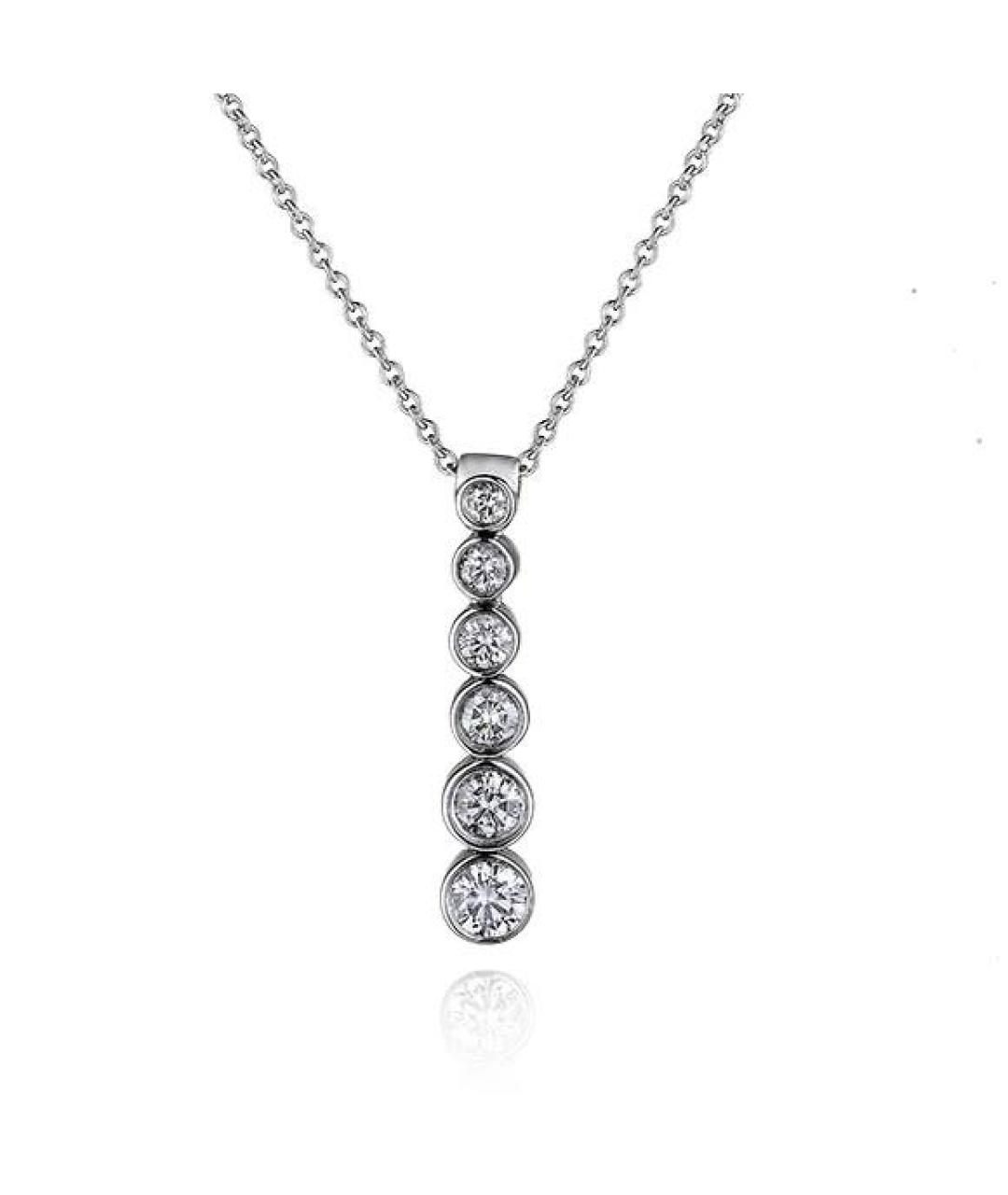 TIFFANY&CO Белое платиновое колье, фото 5