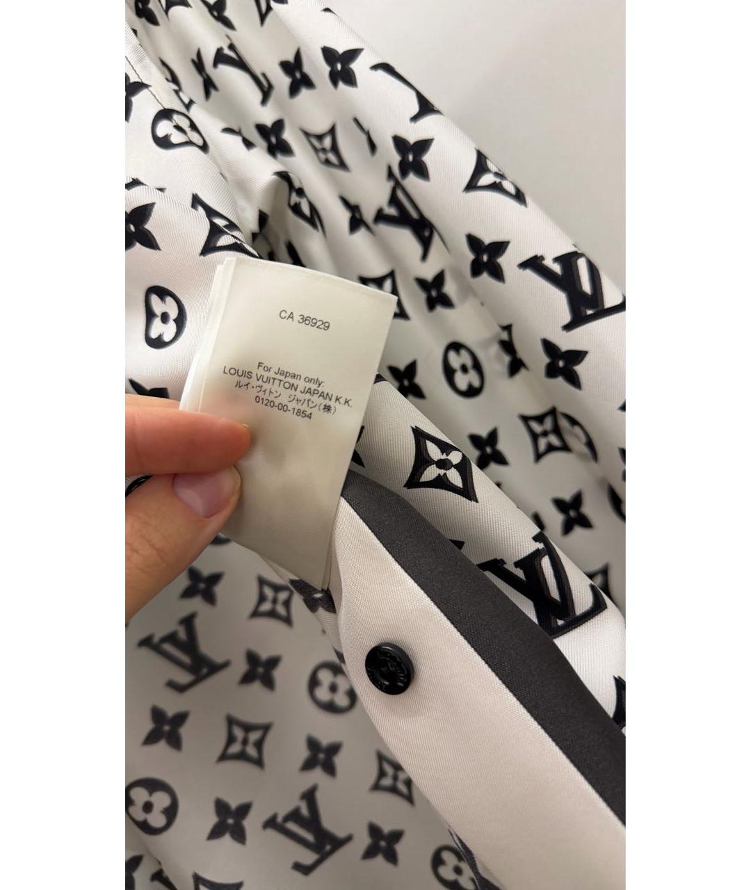 LOUIS VUITTON Белый шелковый костюм с юбками, фото 7